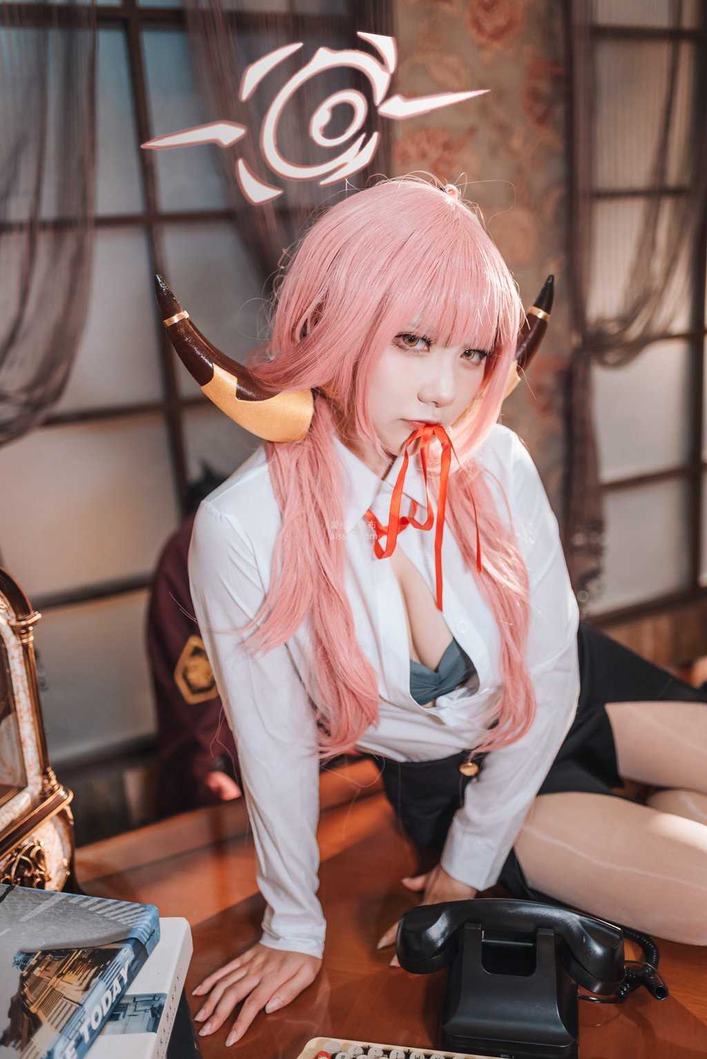 动漫博主@是一只熊仔吗 碧蓝档案 陆八魔爱瑠
